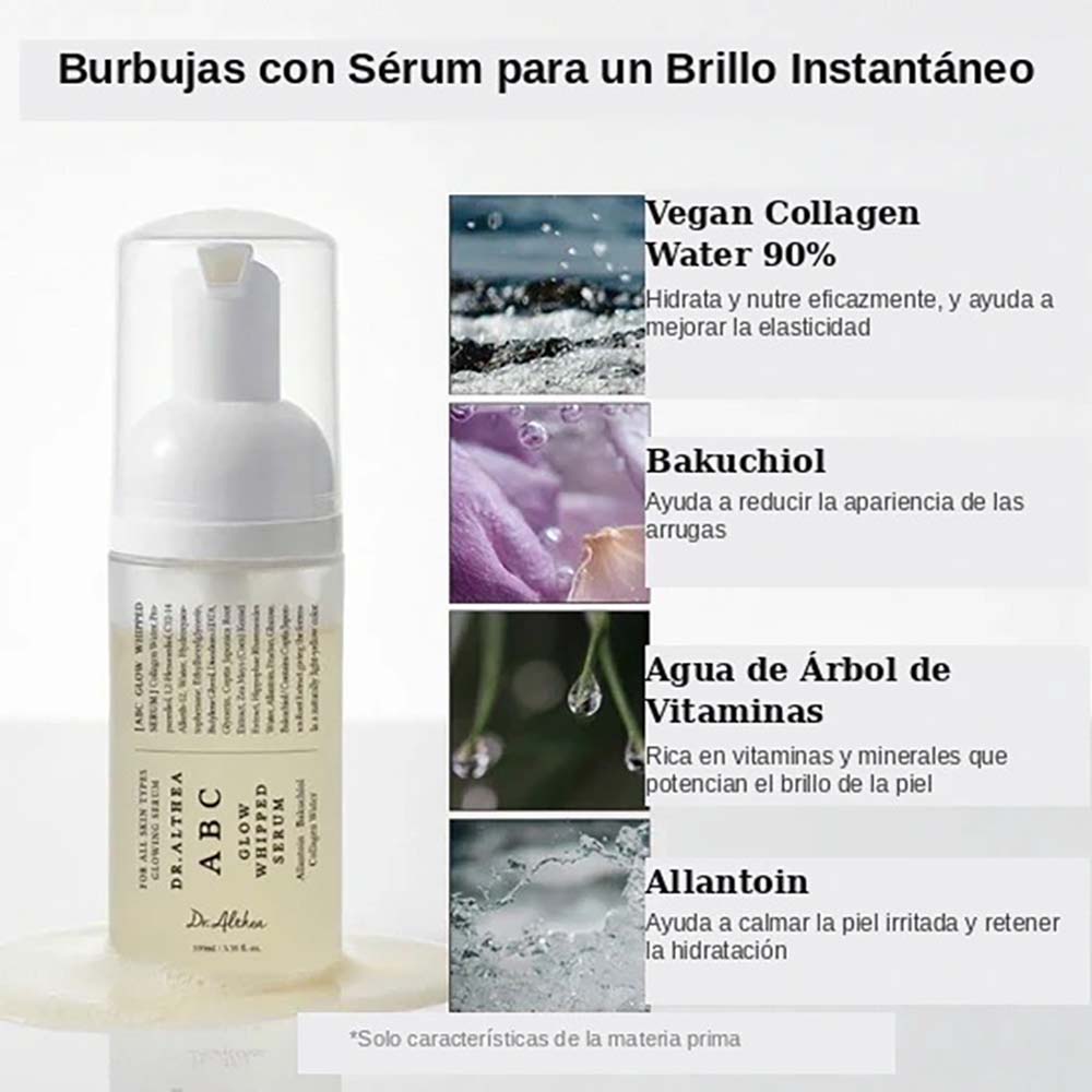 ABC GLOW WHIPPED SERUM DE DR. ALTHEA (SUERO PARA HIDRATACI&Oacute;N Y LUMINOSIDAD)